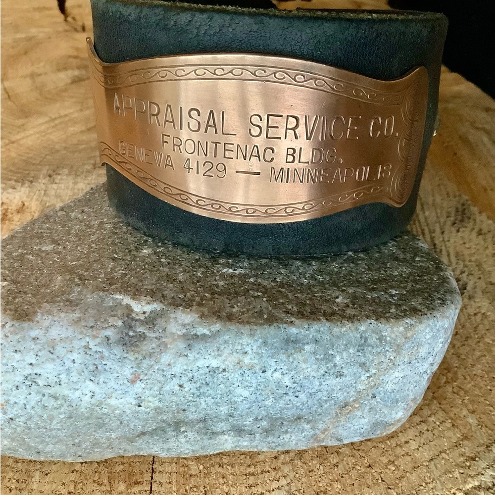 Leather cuff, up to 6 1/2” wrist